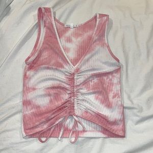 ANTISTAR Pink Tie Dye Tank Top w/ Stings